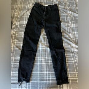 Black skinny jeans